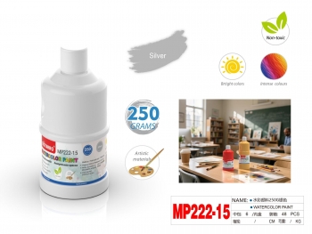 Akvareliniai dažai 250ml sidabro sp. MOTARRO