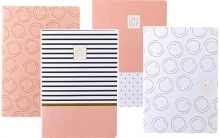 Sąsiuvinis 48 lapų,203x170, linija su vidinėm paraštėm kietu laminuotu viršeliu Unipap