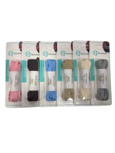 Raišteliai batams įv.spalvų 1cm x 140cm