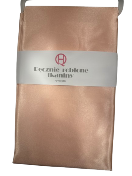 Audinys atlasinis persikinės sp.70cm x 150cm