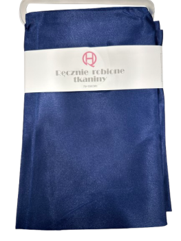 Audinys atlasinis  mėlynos sp.70cm x 150cm