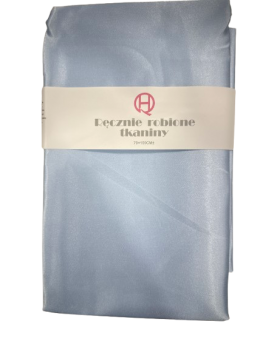 Audinys atlasinis šviesiai mėlynos sp.70cm x 150cm