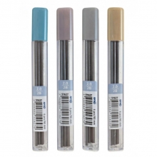 Grafitai autom.pieštukui 2.0mm 2B, 6vnt./90mm, SPREE