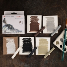 Sausų kreidelių dailei, grafikai rinkinys Ladoga 