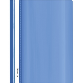 segtuvėlis skaidriu viršeliu, EkonoMix, A5, mėlynos sp.