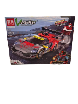 Konstruktorius Automobilis-Robotas 456vnt