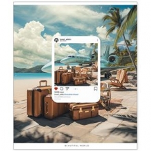 Sąsiuvinis Schoolboy, 60 lapų, 60 gsm, linijomis, UV lako viršelis