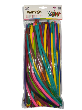 Balionai lanstymui įv.spalvų 100vnt didieli