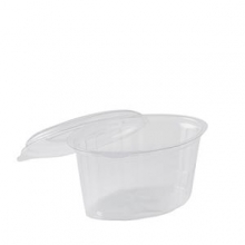 Padažo indelis, PET, su atlenkiamu dangteliu, 100ml, 100vnt