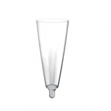 Vienkartinė taurė, FLUTE, 160/100 ml, skaidri, be kojelės, 20 vnt.