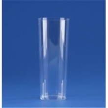 Vienkartinės stiklinės LONGDRINK, PS, 0,3 l, D 5,85 cm, H 15,2 cm, 10 vnt.