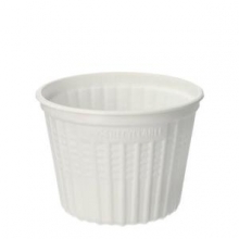 Vienkartiniai indeliai sriubai ''To Go'', PP, balti, 500 ml, D 11,5cm H 8,5 cm, 25 vnt