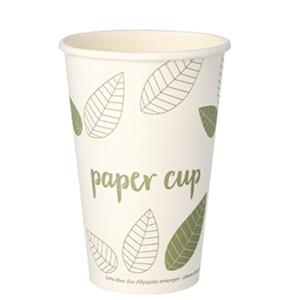 Vienkartiniai puodeliai, be plastiko, popierius, 300 ml, D 8cm, 50vnt
