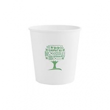 Vienkartinis indelis VEGWARE Green tree, popierius PLA, 720ml. D 115mm, H 114mm, 25 vnt