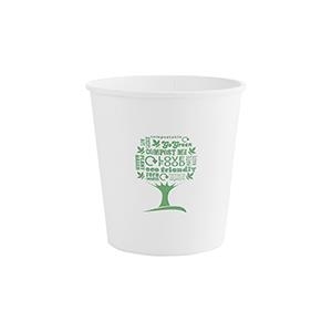 Vienkartinis indelis VEGWARE Green tree, popierius PLA, 720ml. D 115mm, H 114mm, 25 vnt