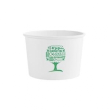 Vienkartinis indelis VEGWARE GreenTree, popierius/PLA, 480 ml, D 115mm, H 78 mm, 25 vnt