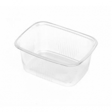 Vienkartinis indelis 100vnt skaidrus 250 ml 10,8 x 8 x H 5,1cm