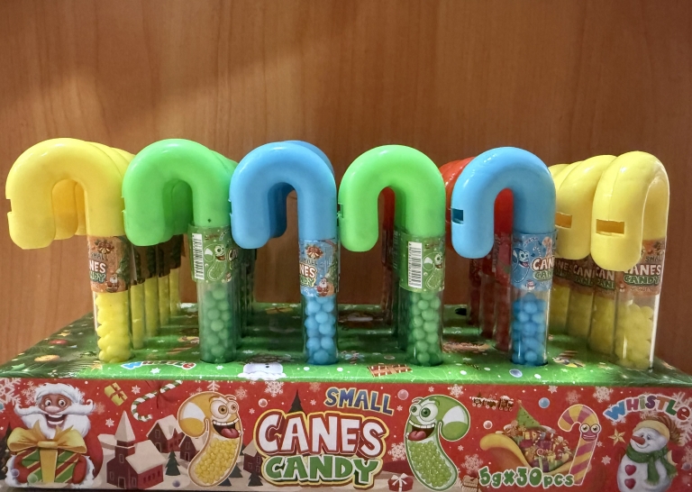 Saldainiai Kalėdinės lazdelės