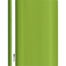 Plastikinis segtuvėlis skaidriu viršeliu, EconoMix, A4, su perforacija, žalios sp.