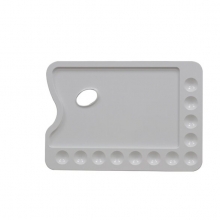 Paletė dažams maišyti Deler-Rowney plastikinė stsčiakampė 25x35 cm