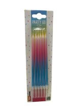 Žvakutės gimtadieniui įvairiaspalvės 6vnt.16,5cm