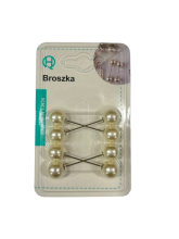 Sagė su perlais drabužiams 4vnt.5x1,5cm