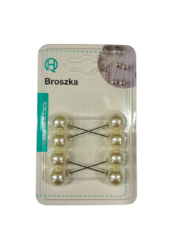 Sagė su perlais drabužiams 4vnt.5x1,5cm