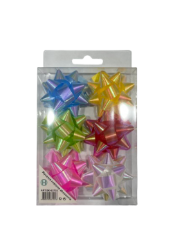 Kaspinas su lipduku pastelinių sp.6vnt 4cm
