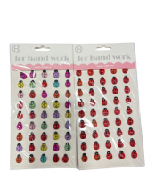 Boružės raudonos,įv.sp.1,2mm45vnt