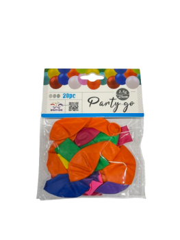 Balionai įv.sp.20vnt.25cm