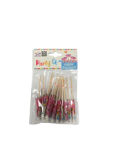 Smeigtukai Skėtis su poniu,rožinės sp.12vnt.10,5cm