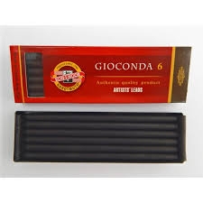 Anglis dirbtinė dailei Koh-I-Noor Gioconda 8673/3 Hard 6 vnt., 5,6 mm / 120 mm