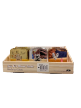 Veidrodėlis atverčiamas kvadratinis su dekoru