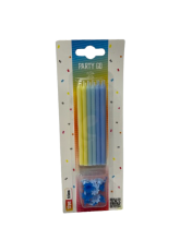 Žvakutės gimtadieniui įv.sp.12vnt.9,5cm