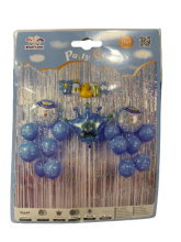 Balionų rinkinys gimtadieniui žydros sp.16vnt.