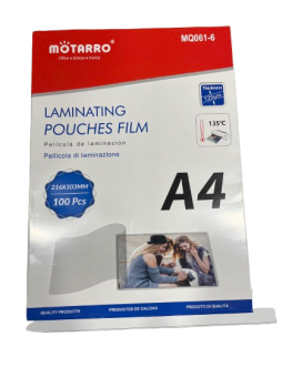 Laminavimo vokeliai A4 125mic 100lapų MOTARRO