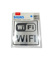 Lentelė aliumininė WI-FI klijuojama 140x140mm MOTARRO