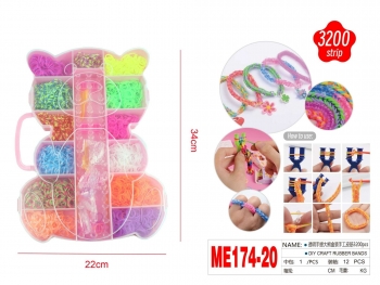 Apyrankių pynimo rinkinys + staklės KATINAS 13 rūšių gumyčių