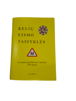 Kelių eismo taisyklės 2026m.