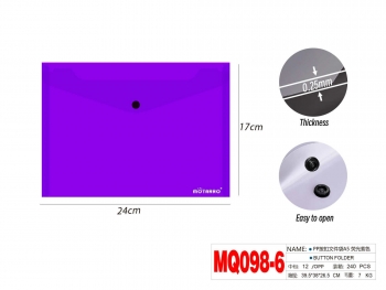 Vokas-dėklas su spaustuku A5 violetinės sp MOTARRO