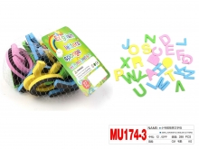 Magnetinės RAIDĖS iš putgumės 27vnt 4cm MOTARRO