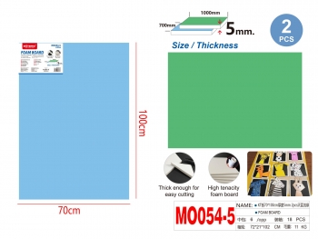 Plokštė iš polistirolio 700x1000x5mm 2vnt mėlyna + žalia sp MOTARRO