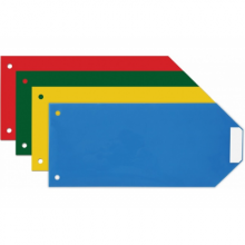Skirtukai plastikiniai 240x105mm, 100vnt., Economix
