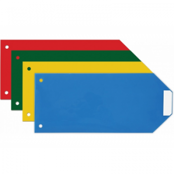Skirtukai plastikiniai 240x105mm, 100vnt., Economix