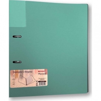 Segtuvas plastikinis Penmate Morandi A4 2 žiedų žydros spalvos