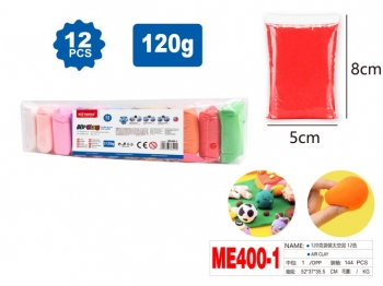 Porėtas 12 spalvų modelinas + mentelės MOTARRO