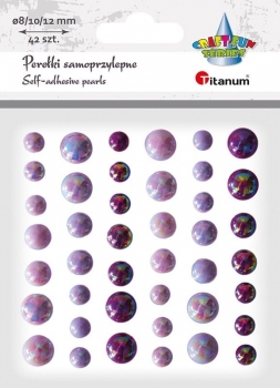 Dekoracija rankdarbiams Kristalai limpantys 42vnt. TITANUM