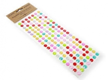 Dekoracija rankdarbiams Kristalai limpantys 10mm., 147vnt, PENWORD