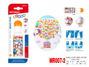 Taškavimo rašiklis BINGO 60ml oranžinės sp. MOTARRO