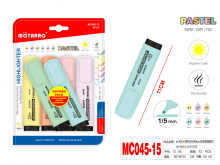 Teksto žymeklių rinkinys 1-5mm 6sp MOTARRO